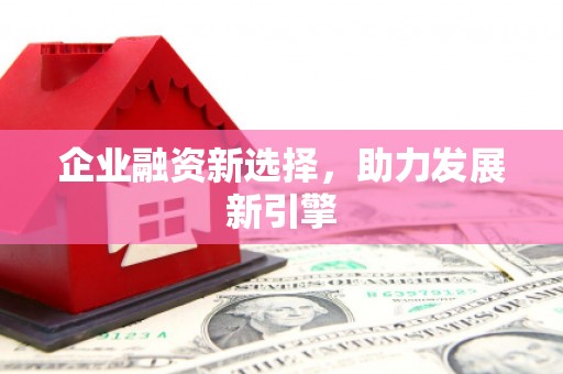 北辰企业融资新选择，助力发展新引擎