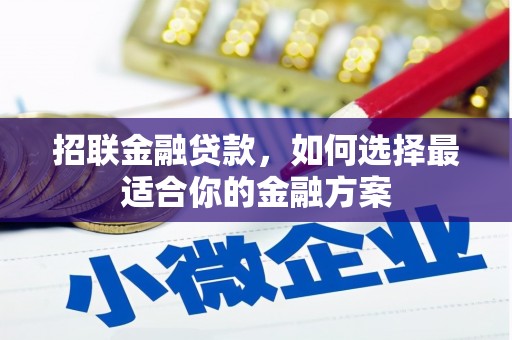 乡城招联金融贷款，如何选择最适合你的金融方案