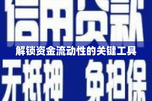 项城解锁资金流动性的关键工具