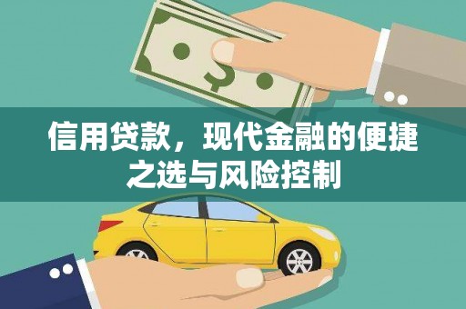 邗江信用贷款，现代金融的便捷之选与风险控制