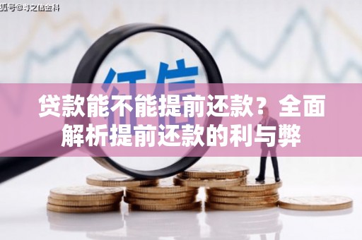横栏贷款能不能提前还款？全面解析提前还款的利与弊