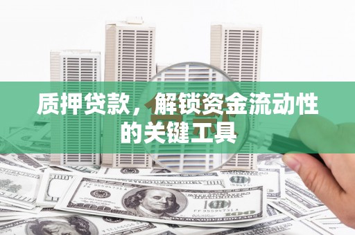 坡头质押贷款，解锁资金流动性的关键工具