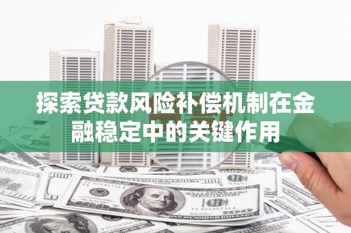 天柱探索贷款风险补偿机制在金融稳定中的关键作用