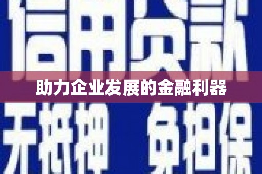 宁晋助力企业发展的金融利器